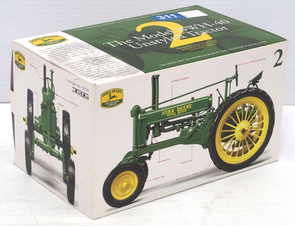 Lot 311: Ertl John Deere BWH-40 Unstyled