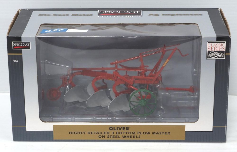 Lot 327: SpecCast High Detail Oliver 3-bottom plow