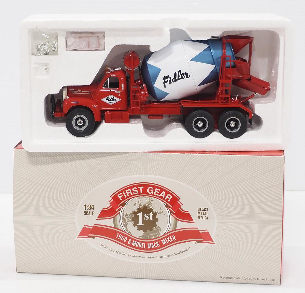 Lot 330: First Gear 1960 B-Model Mack Mixer for Fidler