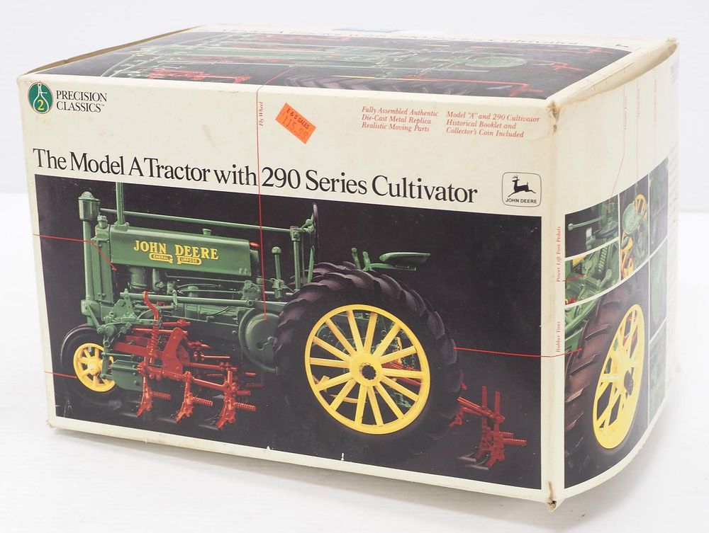 Lot 362: Ertl Model A Tractor with 290 Series Cultivator