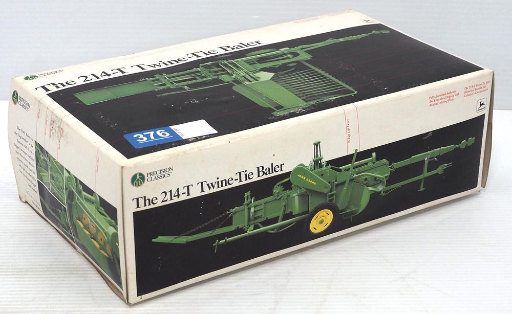 Lot 376: Ertl John Deere 214T Twine Baler