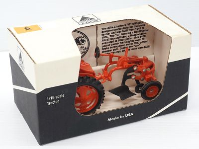 Scale Models Allis Chalmers G with plow. 1/16 scale Scale Models Allis Chalmers G with plow - 
