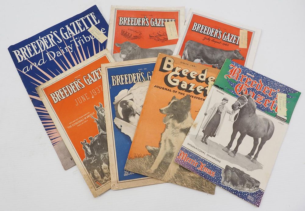 Lot 602: (7) Breeder's Gazette magazines