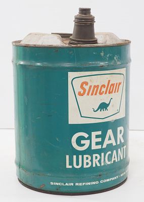 5-gallon Sinclair gear lubricant can