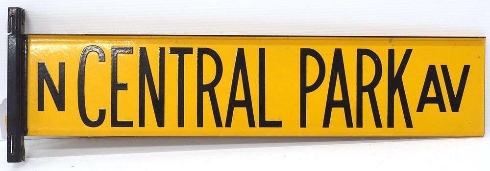 Lot 174: N Central Park Av street name sign