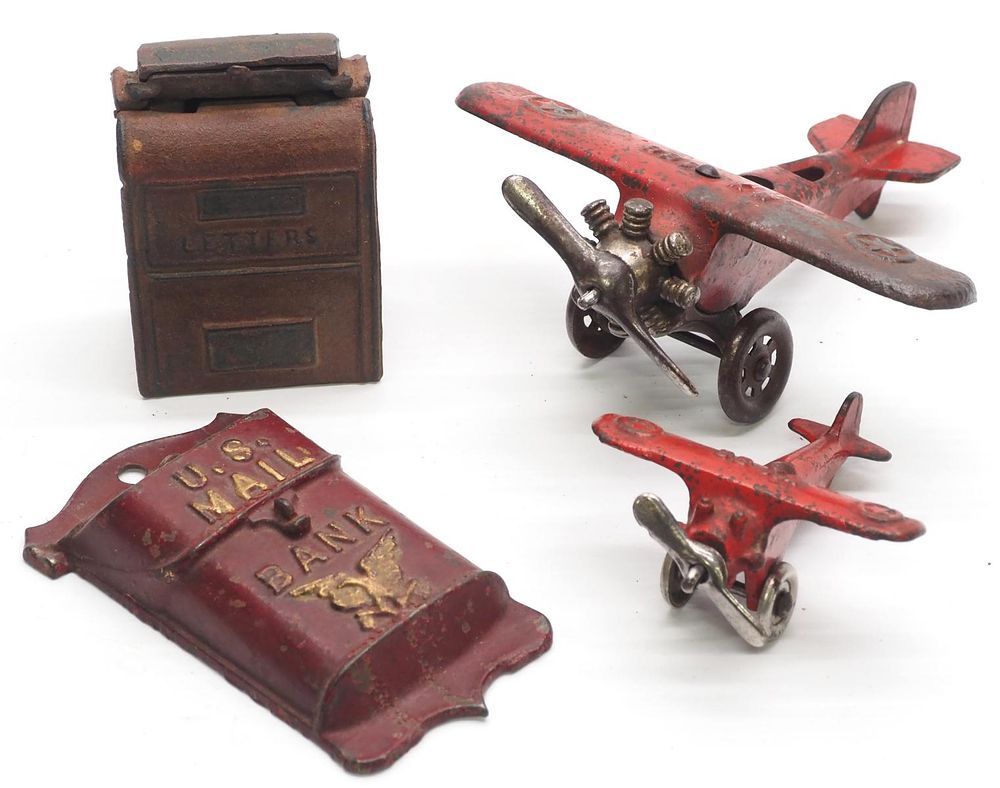 Lot 237: (4) Cast iron toys