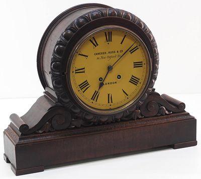 Camerer, Kuss & Co. London Wood Cased Shelf Clock. Camerer, Kuss &amp; Co. London Wood Cased 