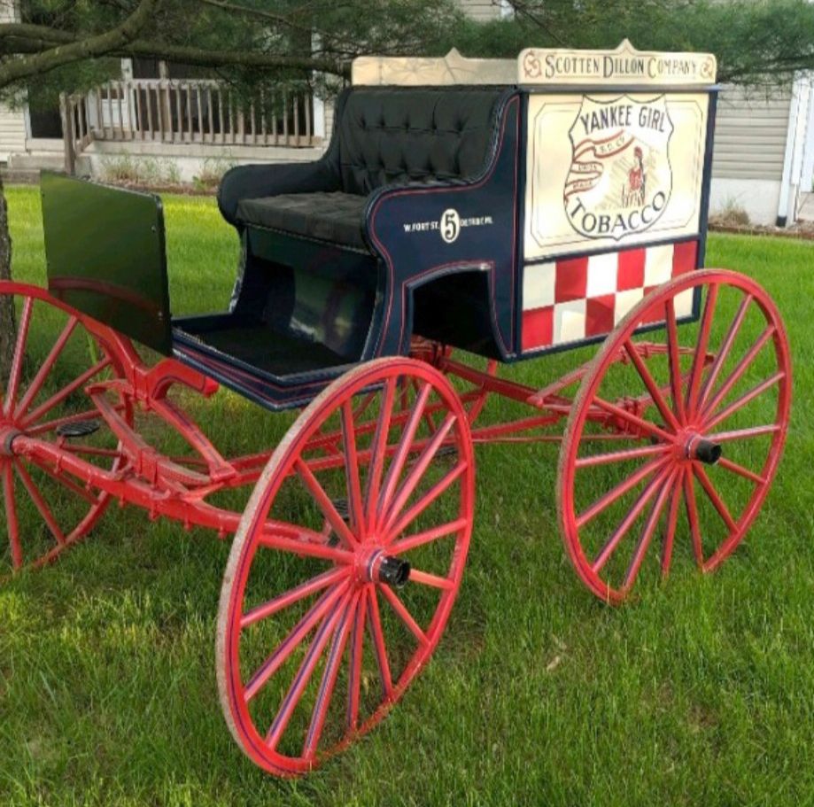 Lot 348: Yankee Girl Scrap Tobacco wagon