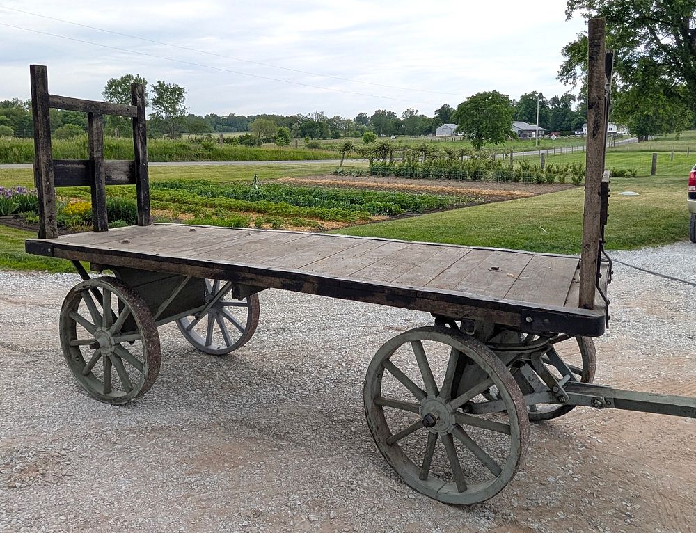 Lot 382: Railroad luggage wagon