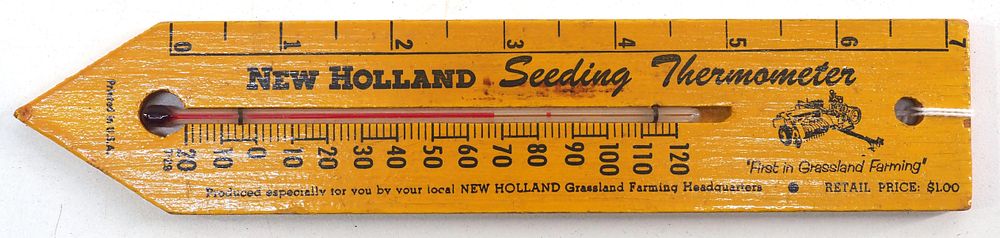 Lot 601: New Holland Seeding thermometer