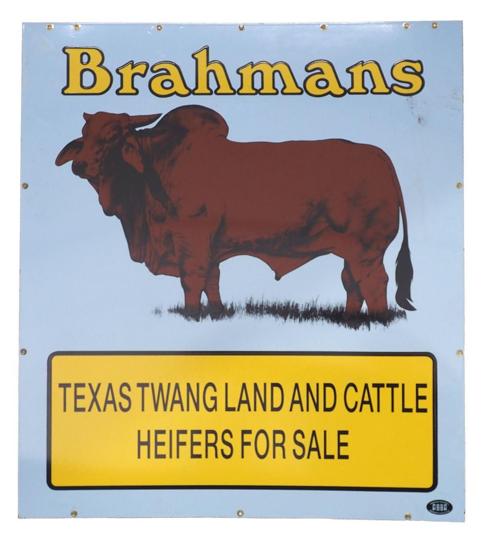 Lot 741: Brahmans Bull sign
