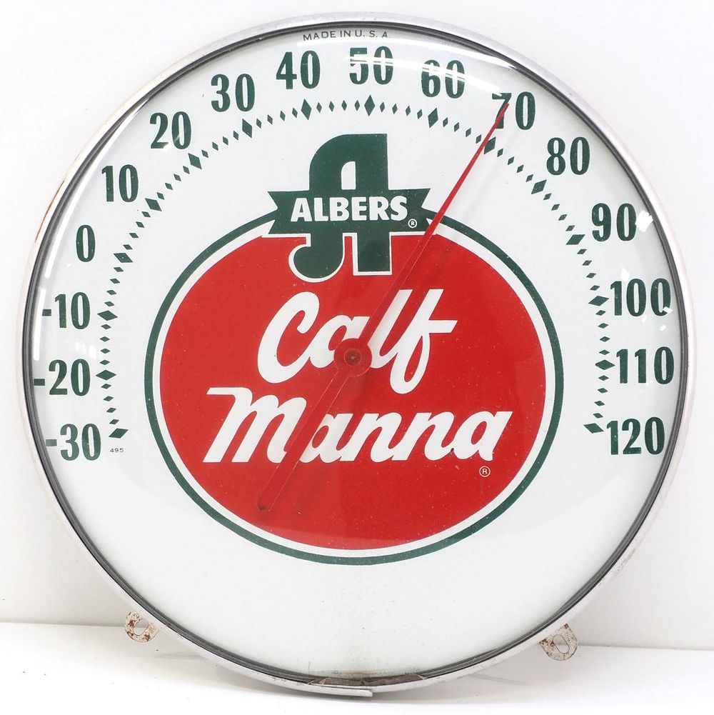 Lot 798: Albers Calf Manna thermometer