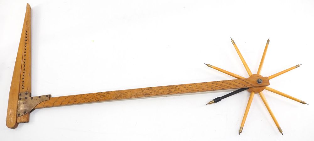 Lot 847: Wooden Fabiens wood caliper