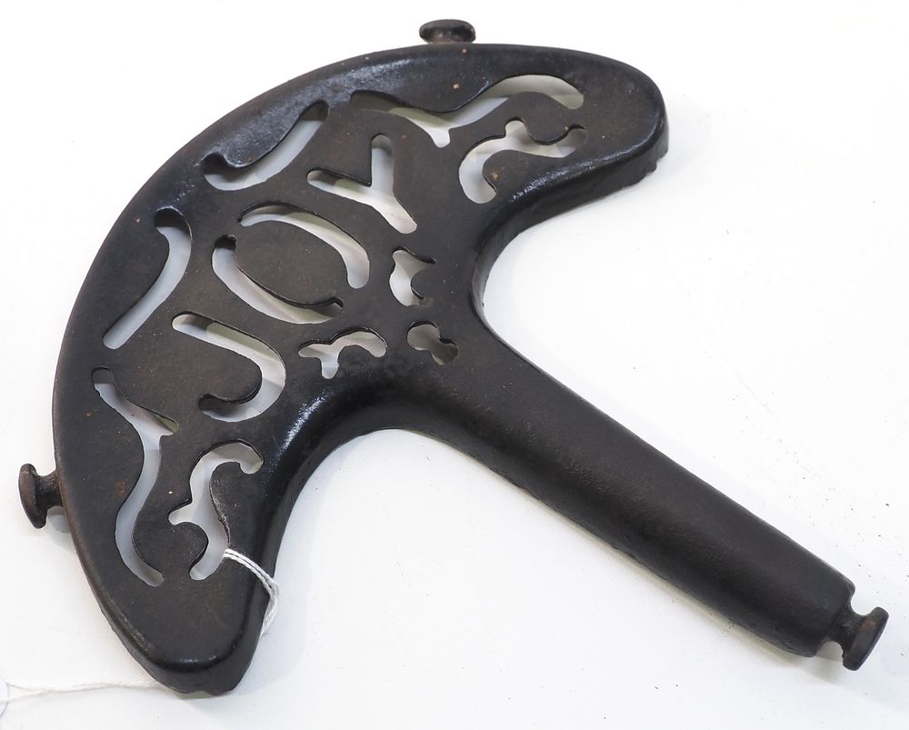 Lot 738A: Cast iron JOY seat from child's toy