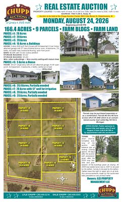 Photos and Details. REAL ESTATE AUCTION 
PROPERTY LOCATED: 1&frac12; miles north of Howe, IN on SR 9 to 