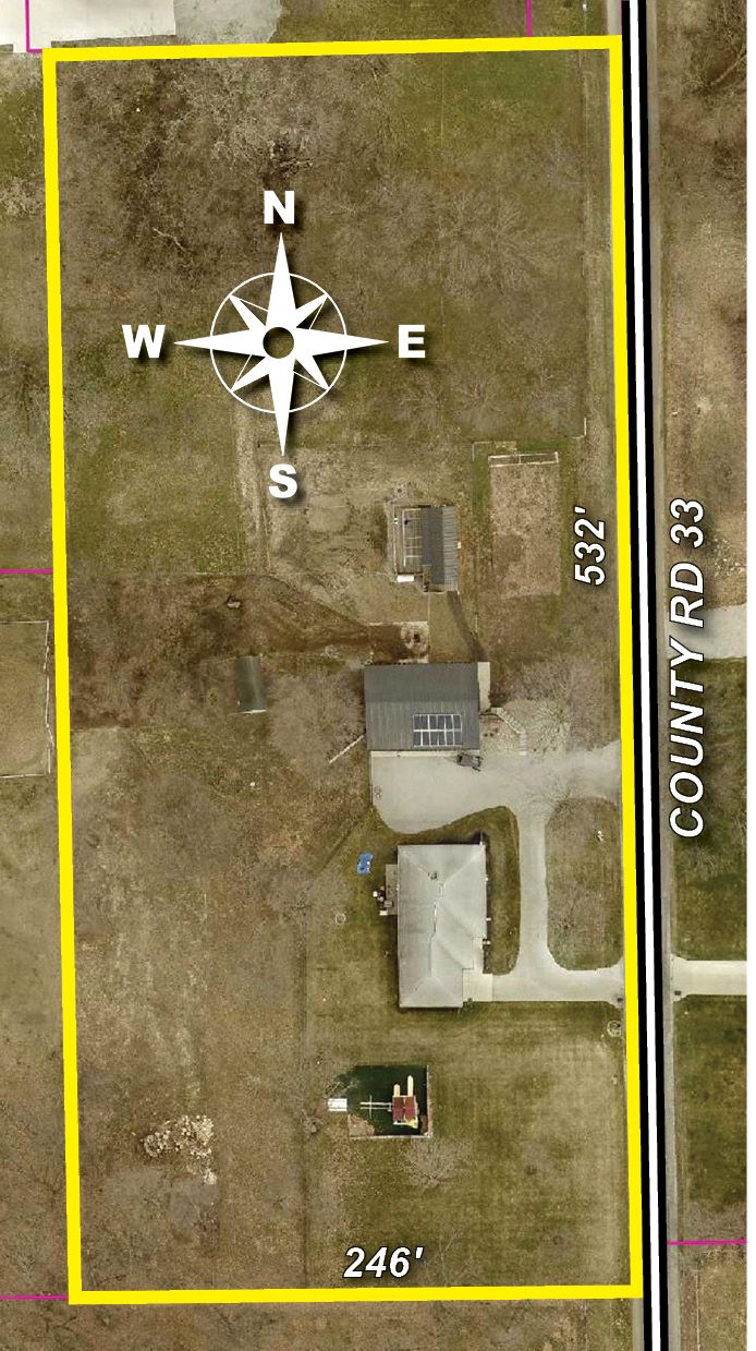 Photos and Details. PHONE BID 
REAL ESTATE AUCTION 
PROPERTY LOCATED: 3&frac12; miles west of the 