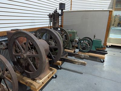 Day 3. October 23 - Farm Primitives &amp; Advertising - featuring 20+ hit &amp; miss engines! 