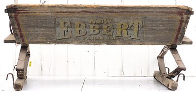 New Ebbert box wagon seat - Fair * * NOT ELIGIBLE FOR IN-HOUSE SHIPPING. Please contact the 