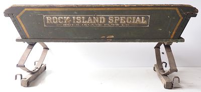 Rock Island Special box wagon seat. Rock Island Special, Rock Island Plow Co. box wagon seat 