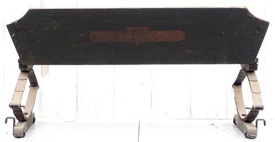 International Harvester Corp. box wagon seat. International Harvester Corporation box wagon seat 