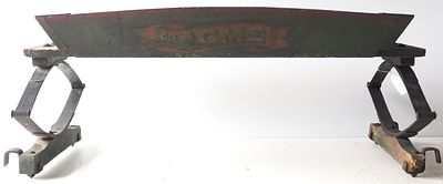 Acme box wagon seat with good original paint and stenciling * * NOT ELIGIBLE FOR IN-HOUSE 