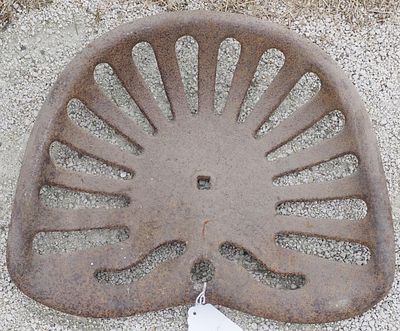 McCormick cast iron seat