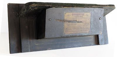 John Deere box wagon front board - WOW!. John Deere box wagon front board with foot rest and 