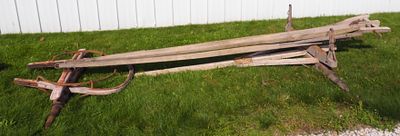 Wagon gears and poles, longest is 11'L * * NOT ELIGIBLE FOR IN-HOUSE SHIPPING. Please contact 