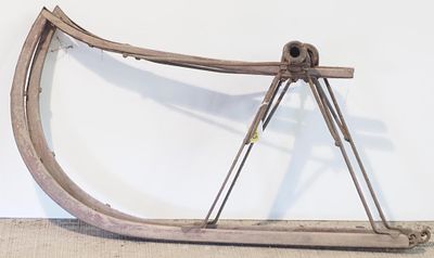 Set of 2 sleigh runners for 2-wheel cart * * NOT ELIGIBLE FOR IN-HOUSE SHIPPING. Please contact 