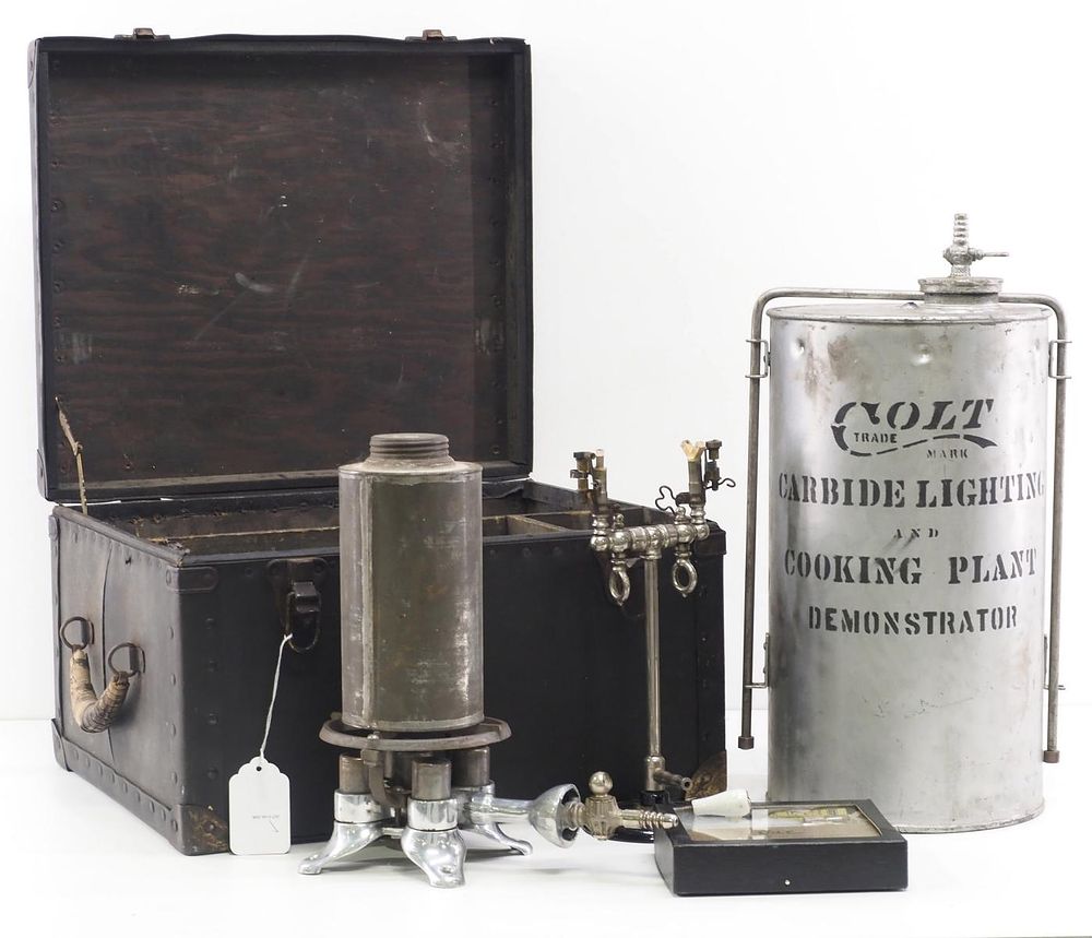 Lot 153: Colt Carbide Lighting Cooking Plant Demonstrator