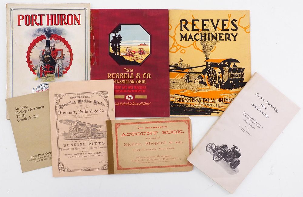 Lot 159: (2) Steam engine catalogs & misc