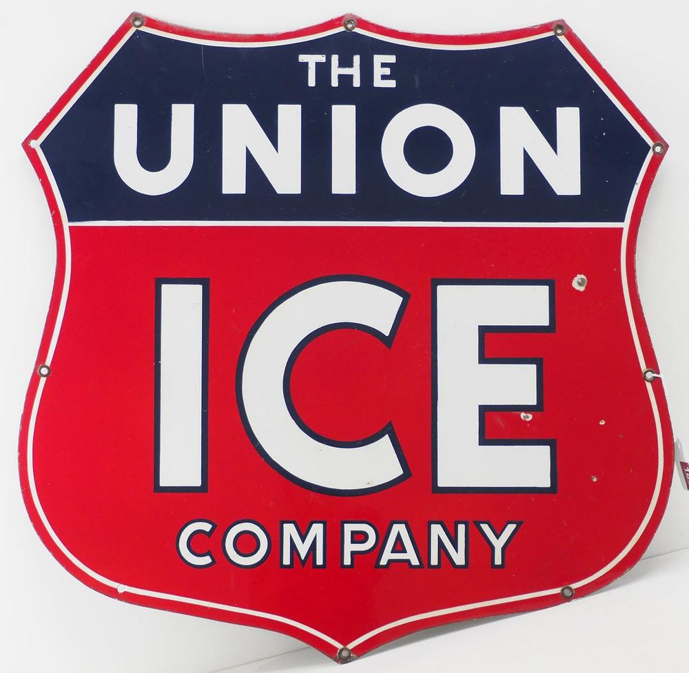 Lot 187: The Union Ice Company sign