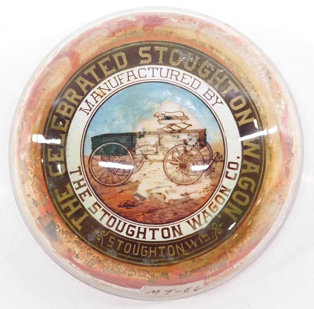 Lot 195: Stoughton Wagon Co. paperweight