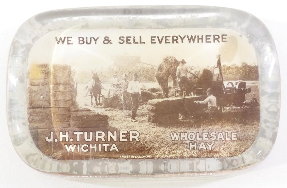 Lot 196: Wholesale Hay, Wichita paperweight