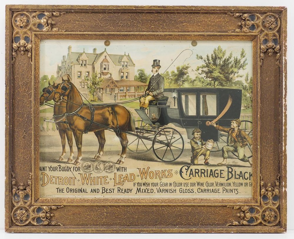 Lot 217: Detroit White Lead Works lithograph