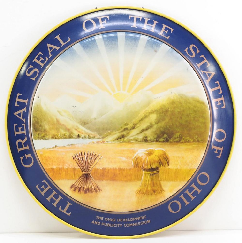 Lot 218: The Great Seal of the State of Ohio adv.