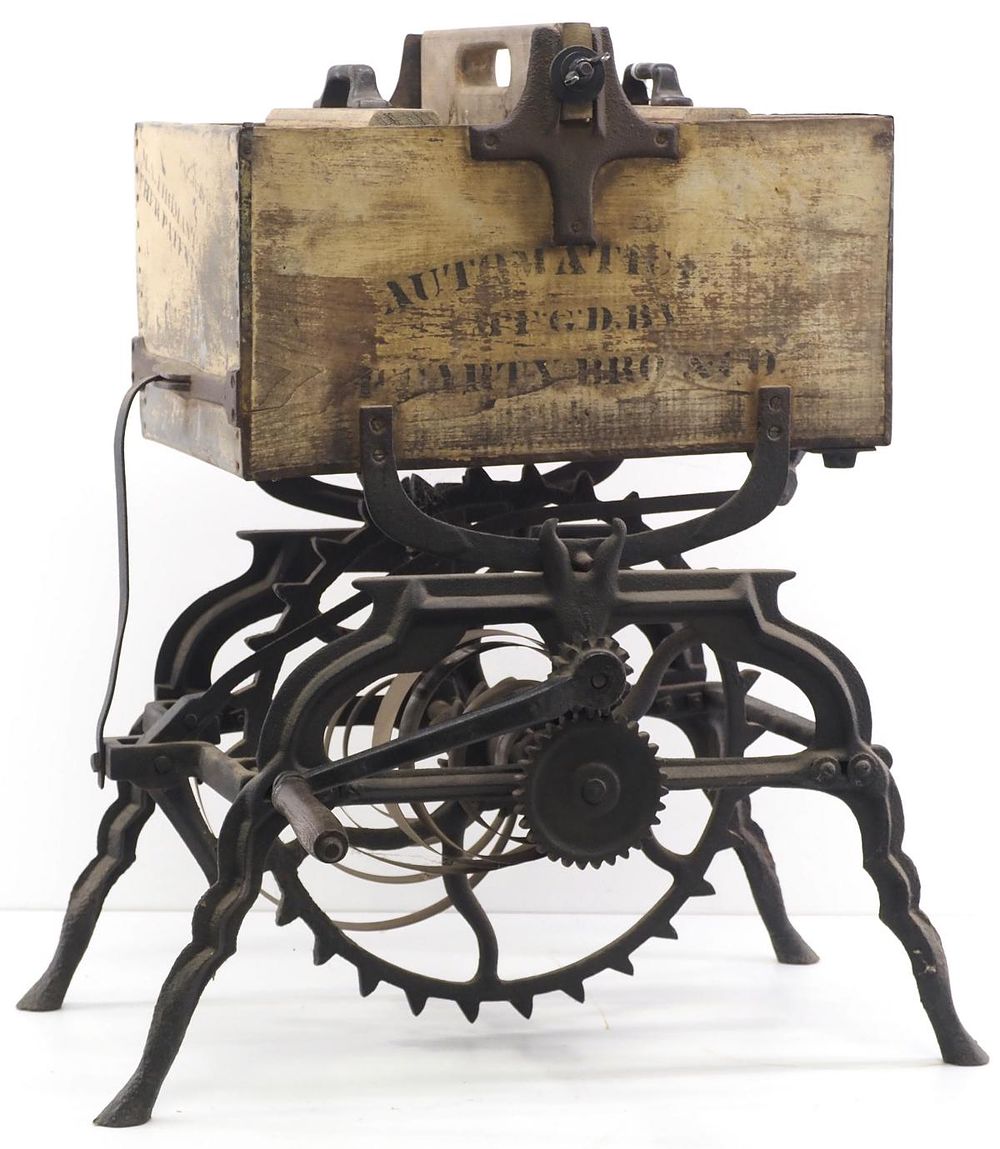 Lot 229: Automatic McCarty Bros & Co. butter churn