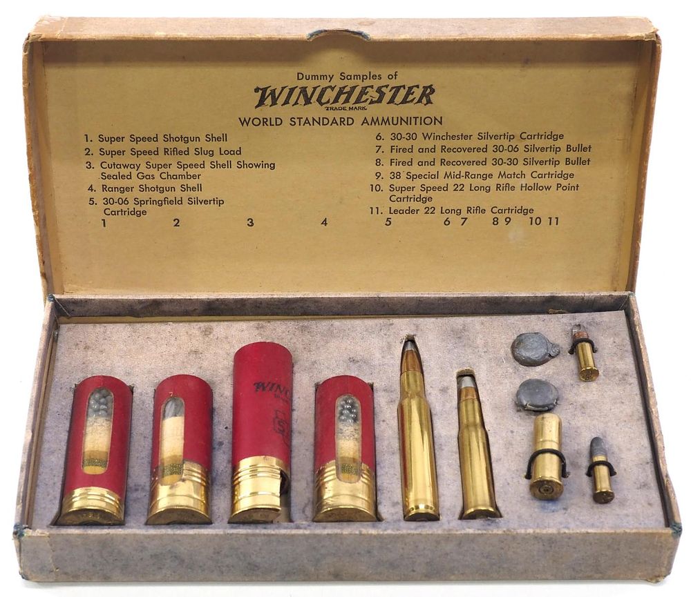 Lot 282: Winchester Dummy Samples Shotgun Shells