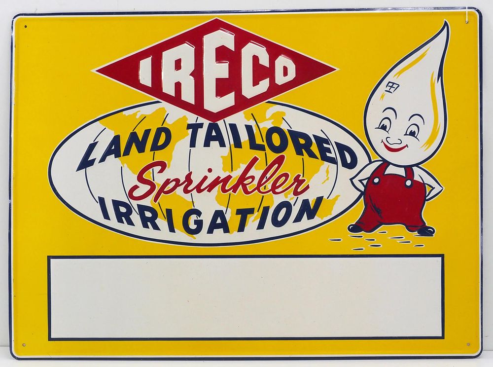 Lot 285: IRECO Sprinkler Irrigation sign