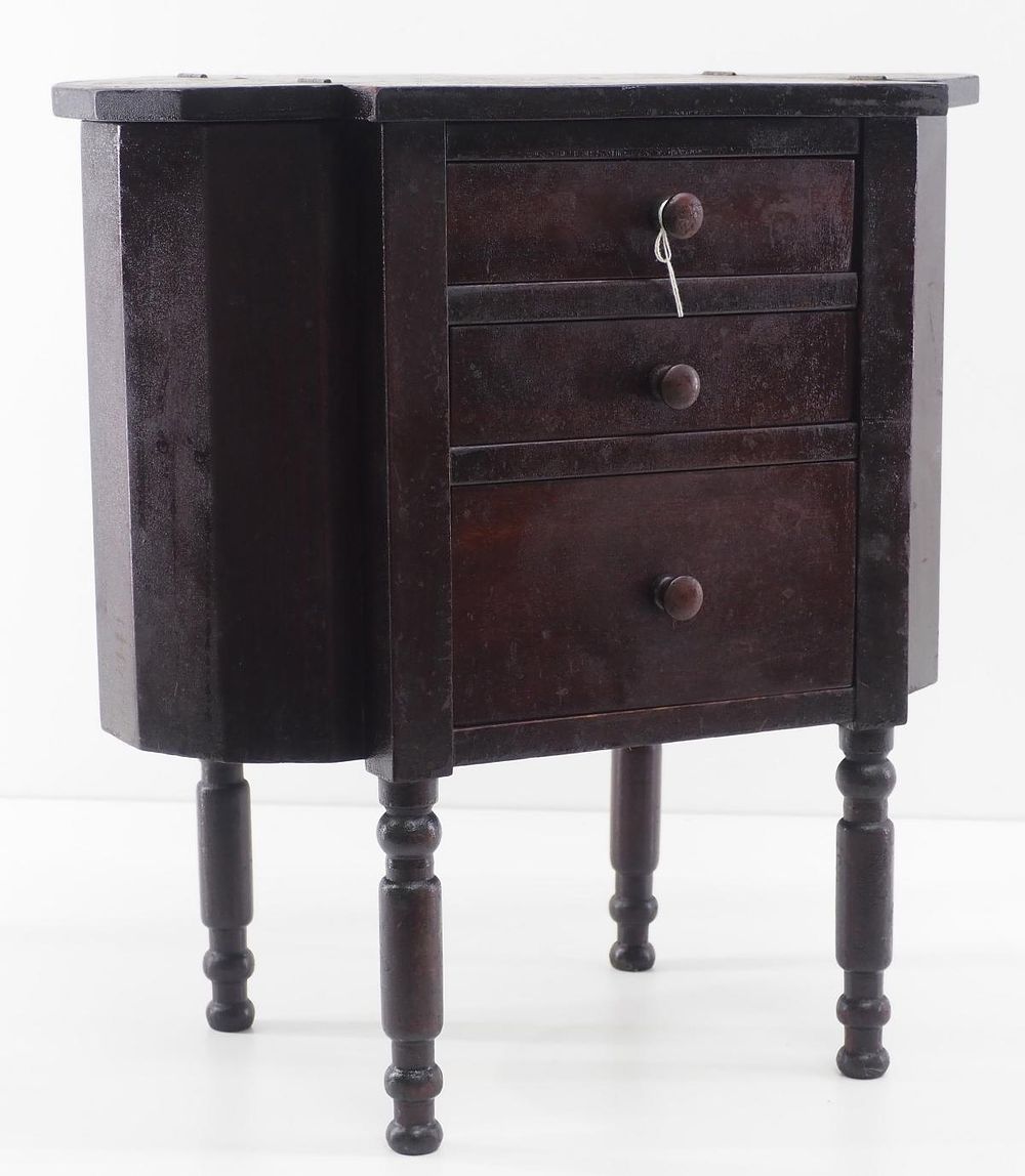 Lot 286: Store display Martha Washington sewing stand