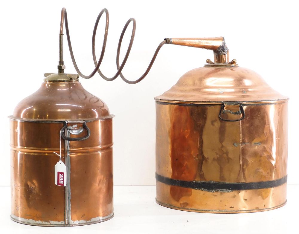 Lot 295: Copper still