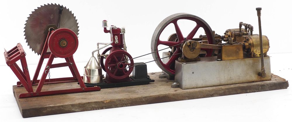 Lot 353: Custom model buzz saw with engine