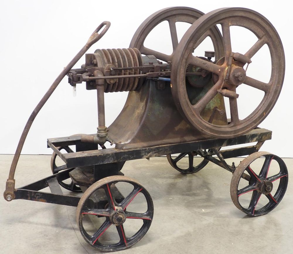 Lot 399: Gade 2.5hp high base igniter engine on cart