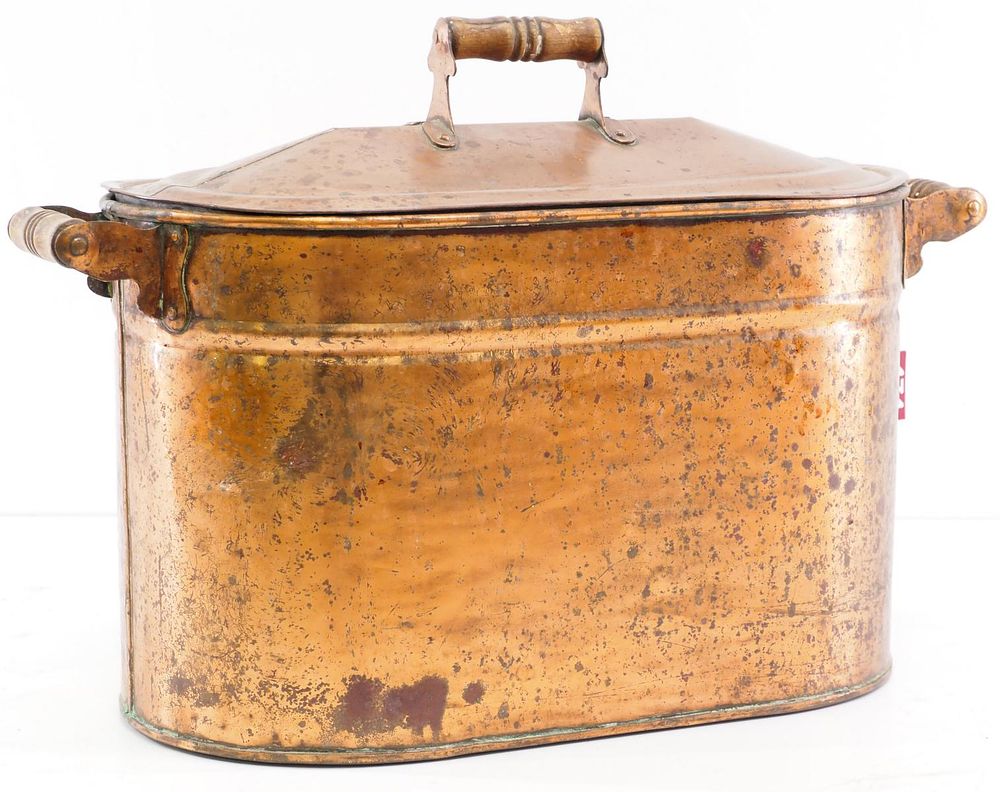 Lot 474: Small copper canner