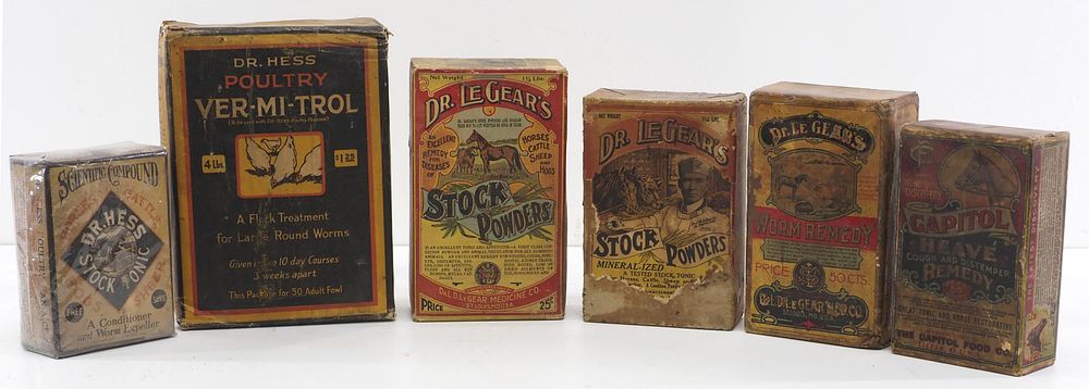 Lot 619: Country store animal products