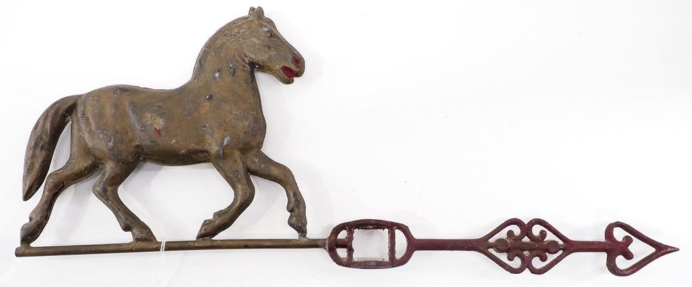 Lot 642: Horse weathervane arrow