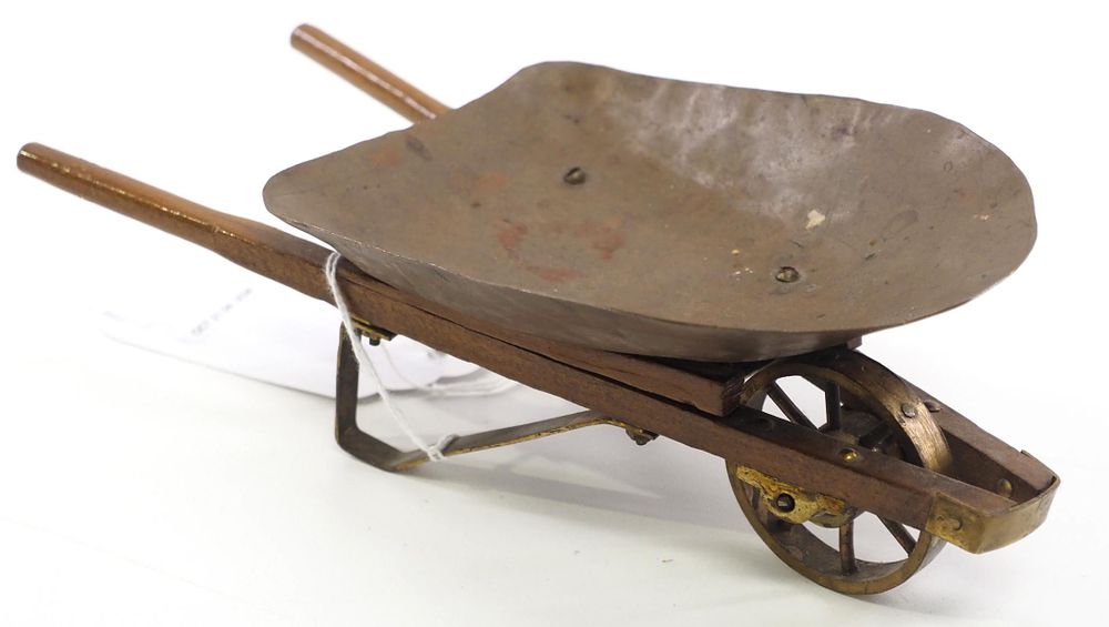 Lot 655: Model wheelbarrow