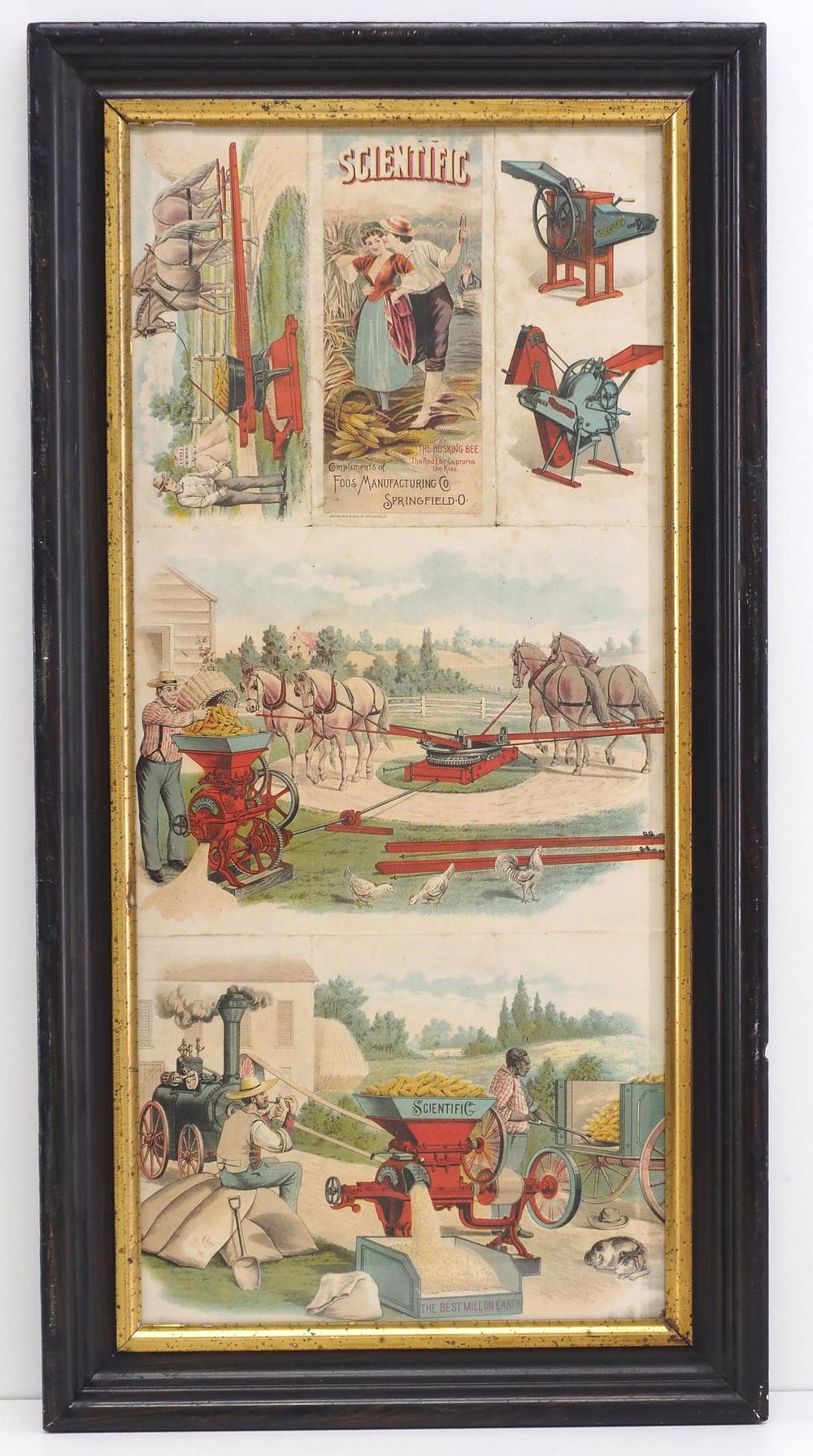 Lot 671: Foos Manufacturing Co. lithograph brochure