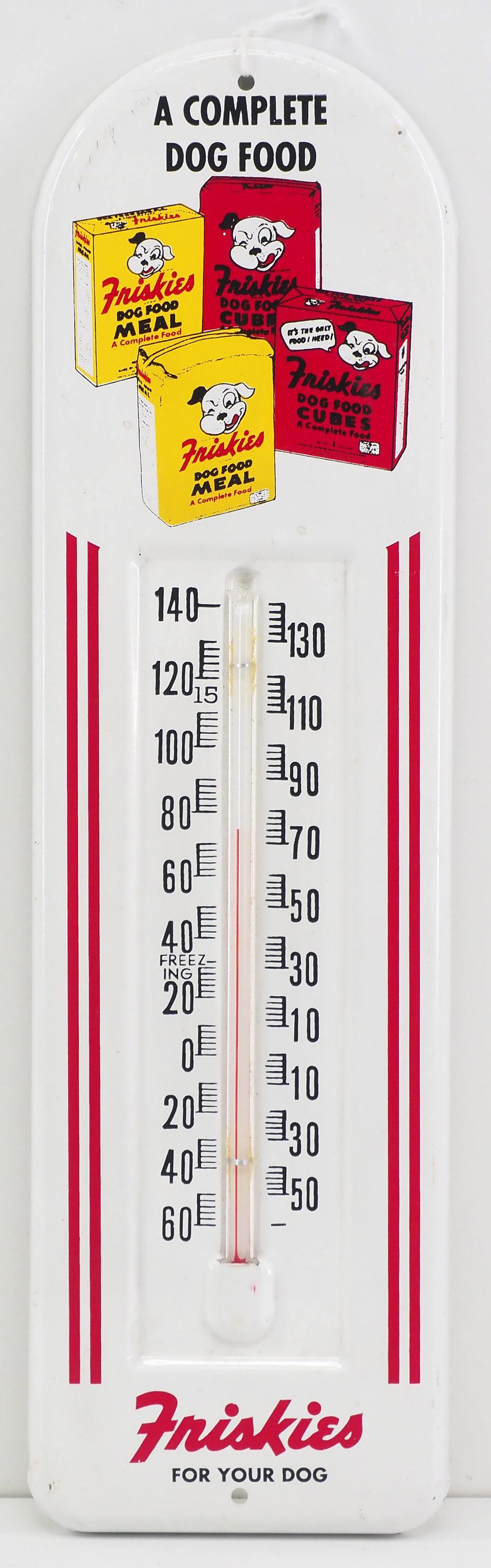 Lot 673: Friskies Dog Food thermometer