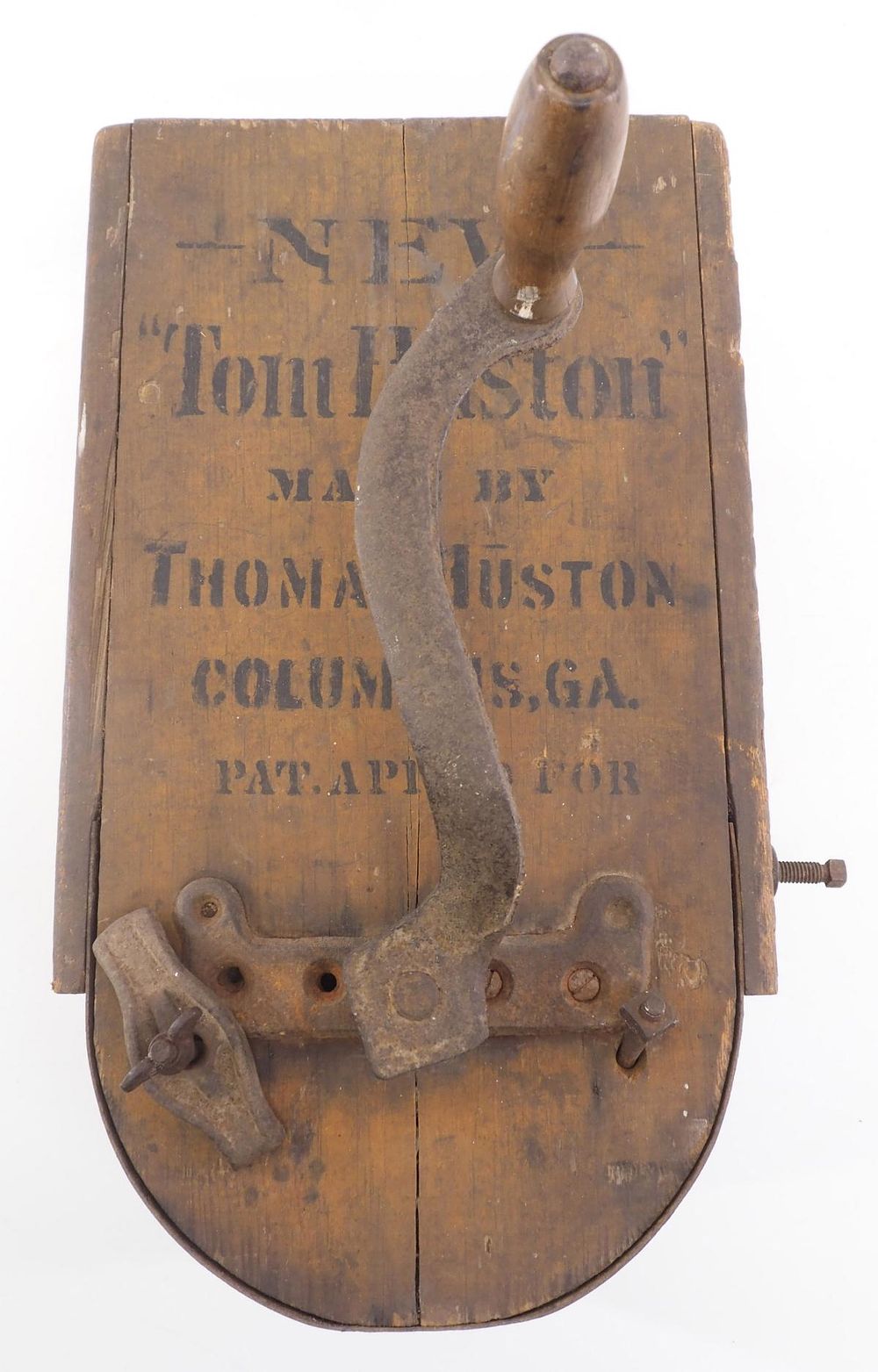 Lot 675: Tom Huston hand-crank peanut sheller